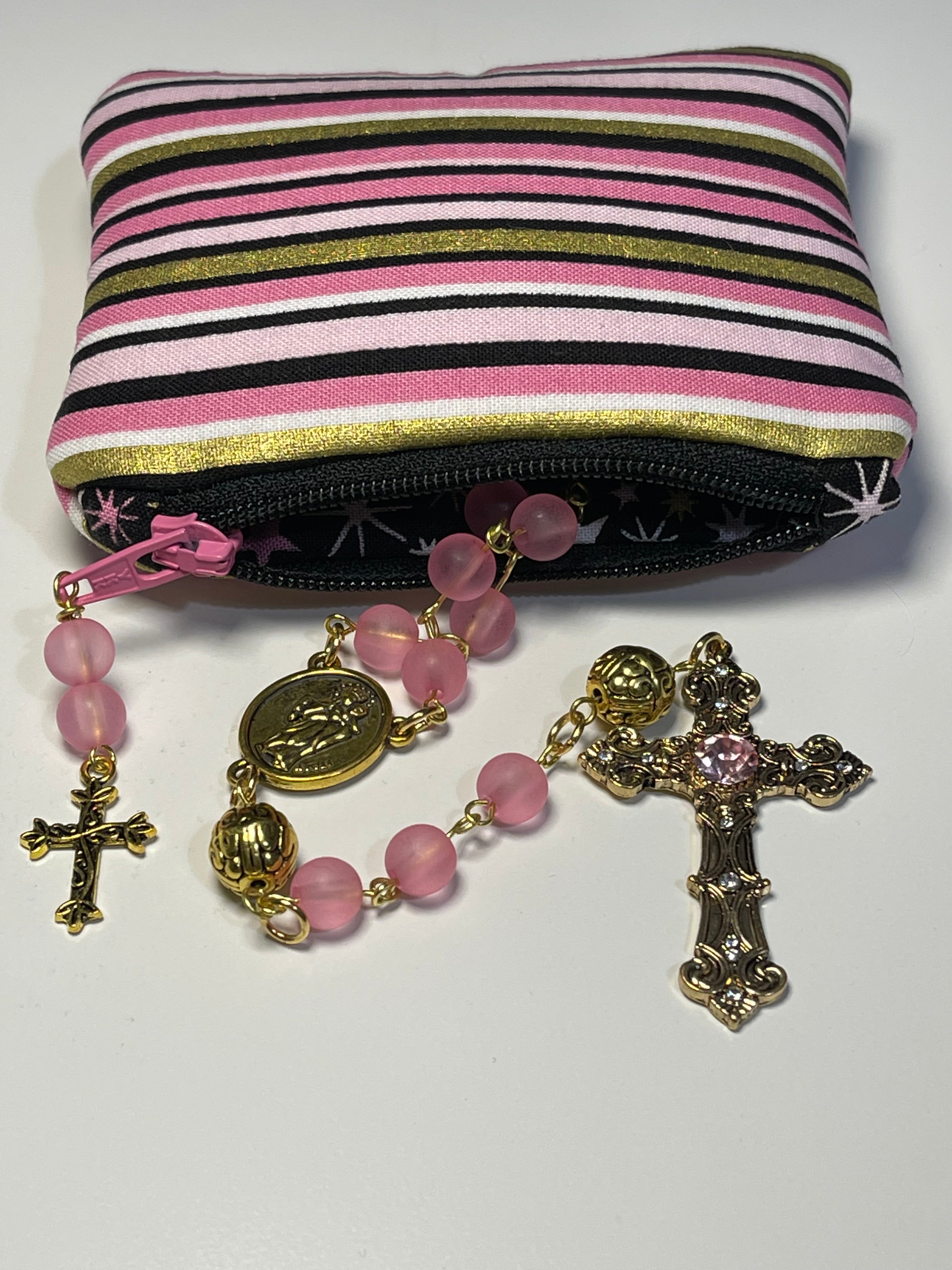 Heavenly Pink Rosary Gift Set