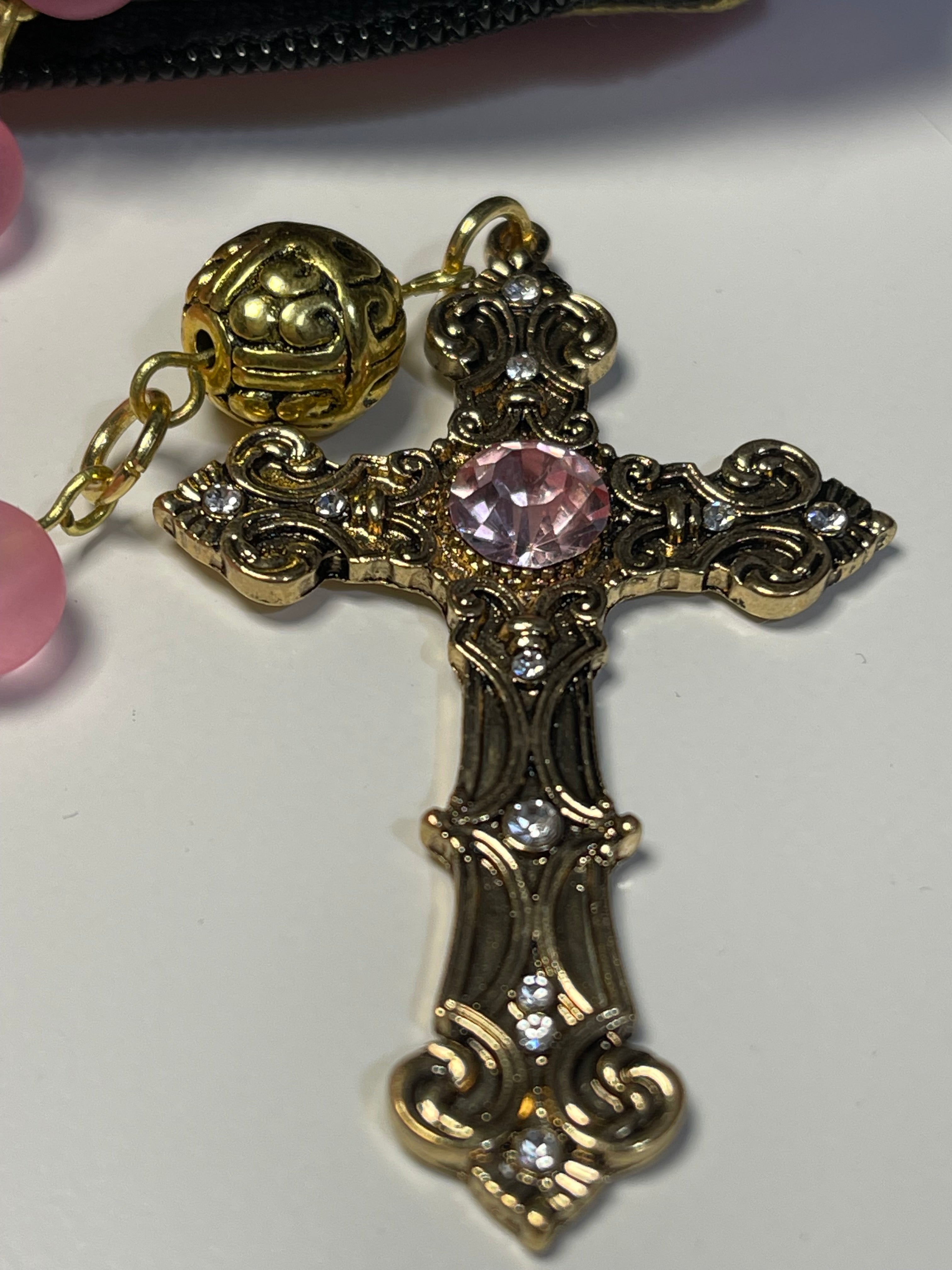 Heavenly Pink Rosary Gift Set